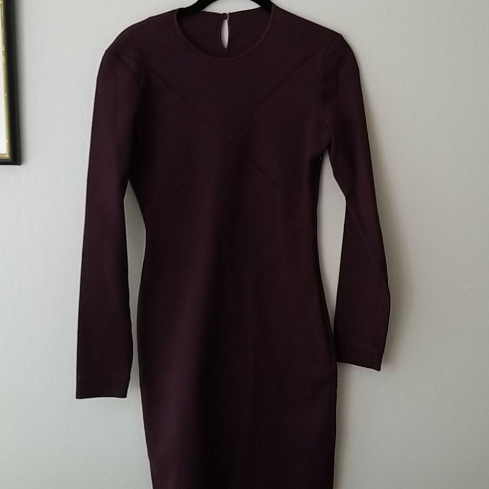 Stella McCartney long sleeve fitted dress